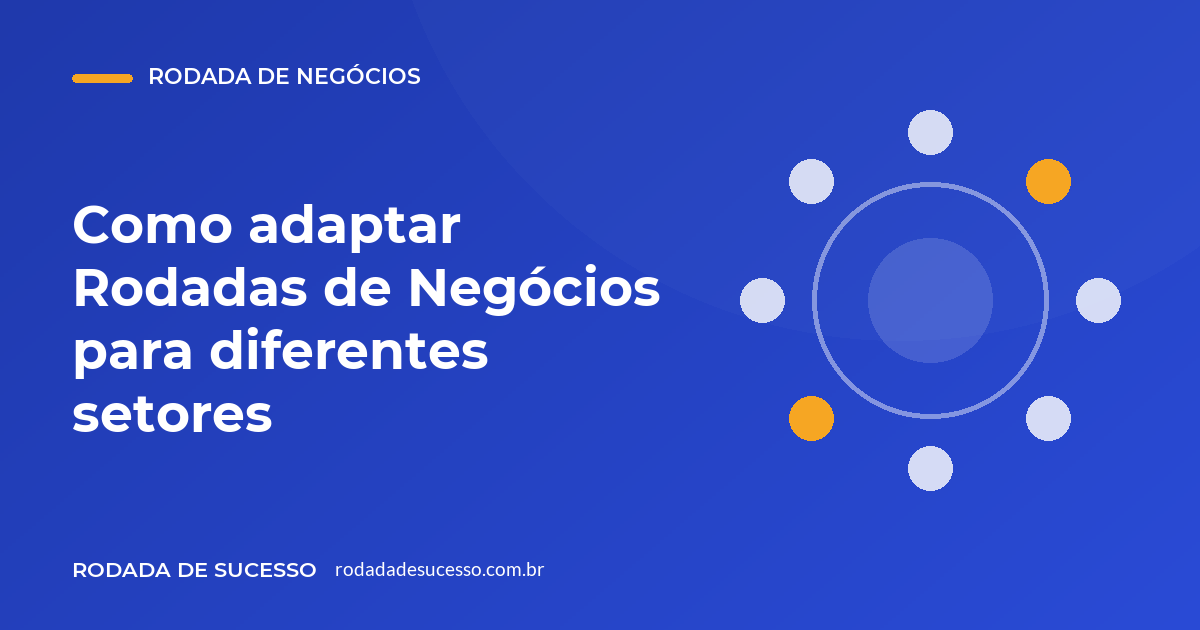 Ilustração de capa do artigo, com o tema rodadas de negócios
