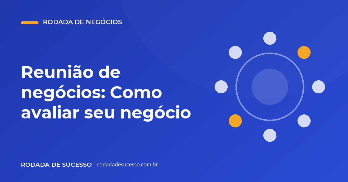 Ilustração de capa do artigo, com o tema rodadas de negócios