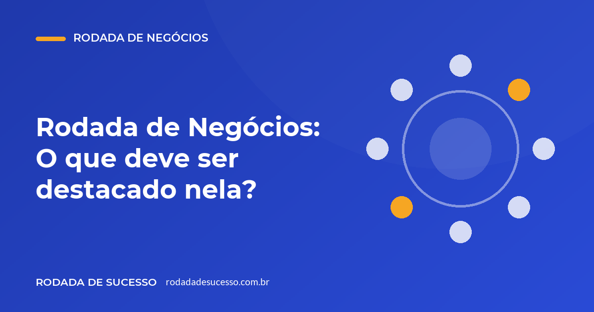 Ilustração de capa do artigo, com o tema rodadas de negócios