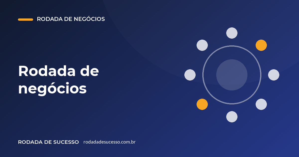Ilustração de capa do artigo, com o tema rodadas de negócios